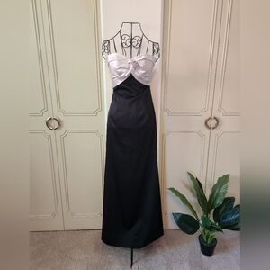 Vintage Jessica McClintock Gunne Sax Size 3 Strapless Satin Gown, Prom